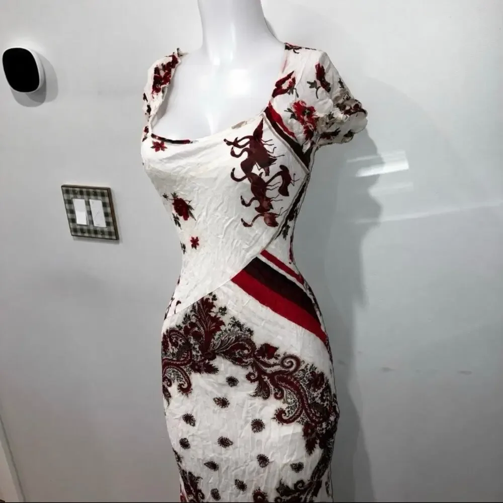 Vintage 90s y2k italian silk dress